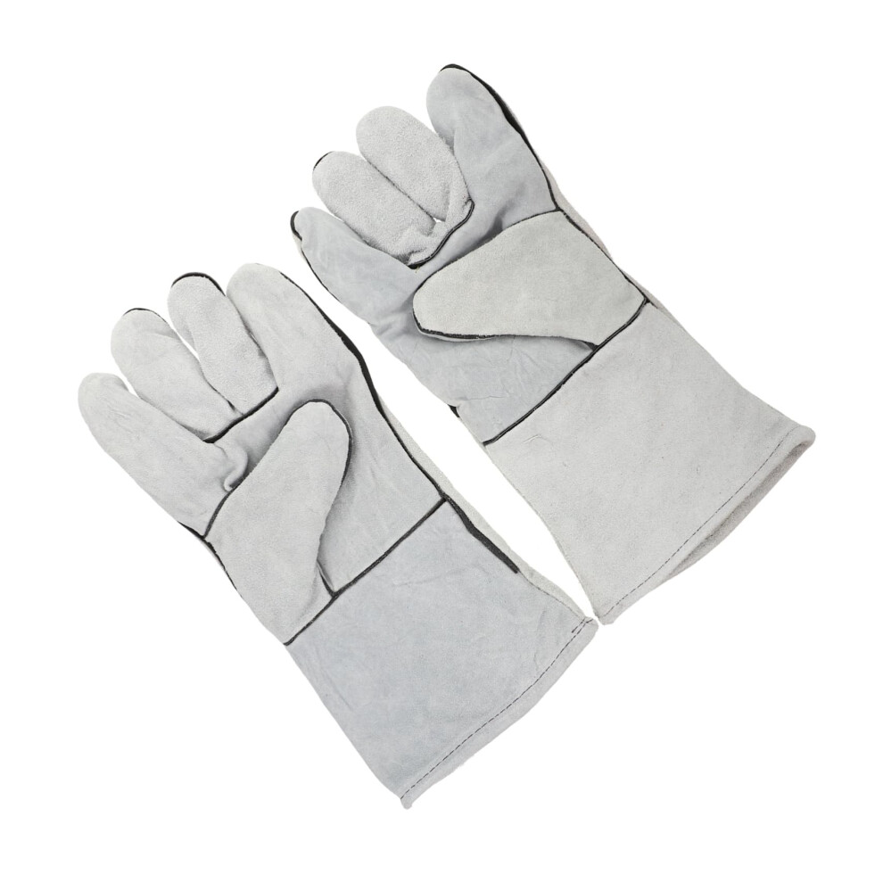 Leather Welding Gloves Heat Resistant Double Layer Durable For Industrial And Construction Work 9053599445104