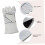 Leather Welding Gloves Heat Resistant Double Layer Durable for Industrial and Construction Work 3