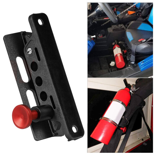 Fire Extinguisher Mount with Quick Release Adjustable Bracket for Car Truck SUV Secure Access 1