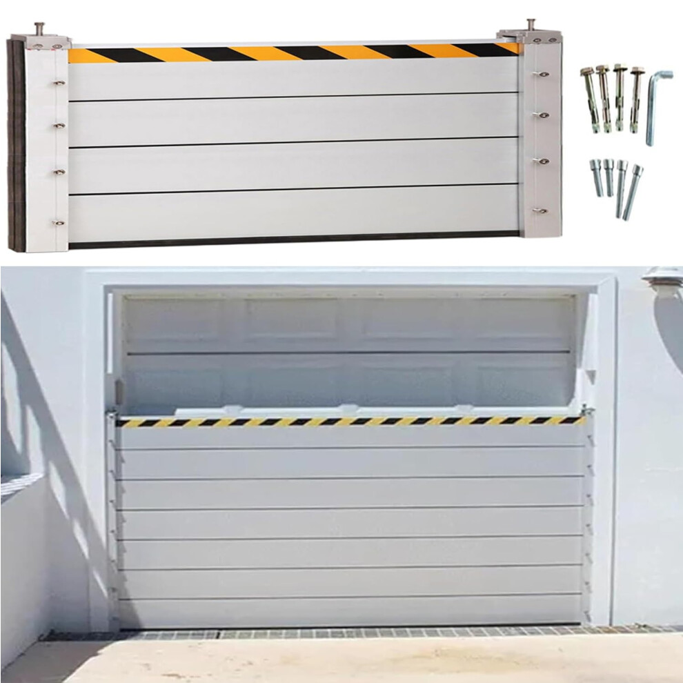 Reusable Aluminum Flood Protection Barrier 318Ft Waterproof Gate For Basement Garage Doorway 9053599445166