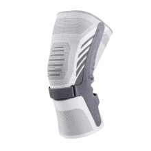 Sports Knee Pads Medium Gray Breathable Stretch Fabric NonSlip Fit for Volleyball Fitness