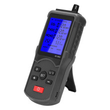 Air Quality Monitor CO2 Detector with MultiGas Sensing, LCD Display, Rechargeable Battery