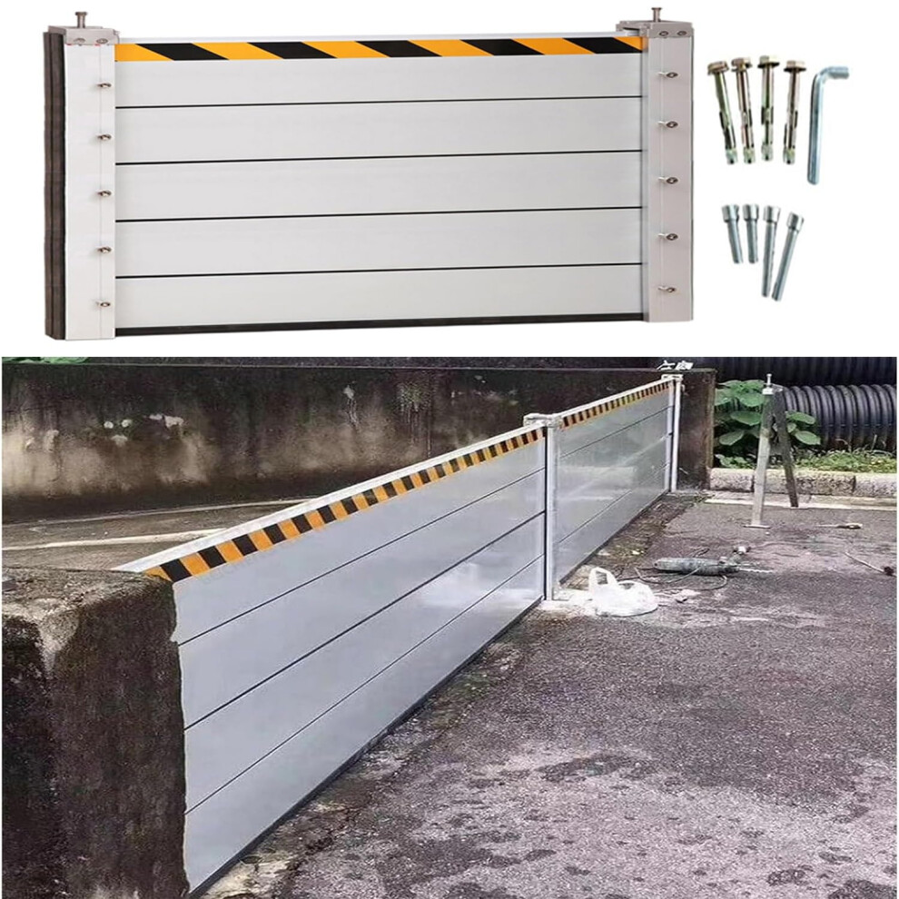 Reusable Aluminum Flood Barrier Gate For Doors And Garage, Stackable Waterproof Flood Shield 9053599445241