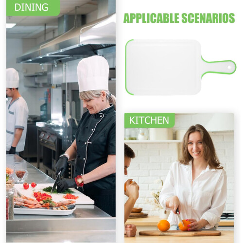 Large DoubleSided Cutting Board with Handle, NonSlip Polypropylene Chopping Board for Kitchen 1