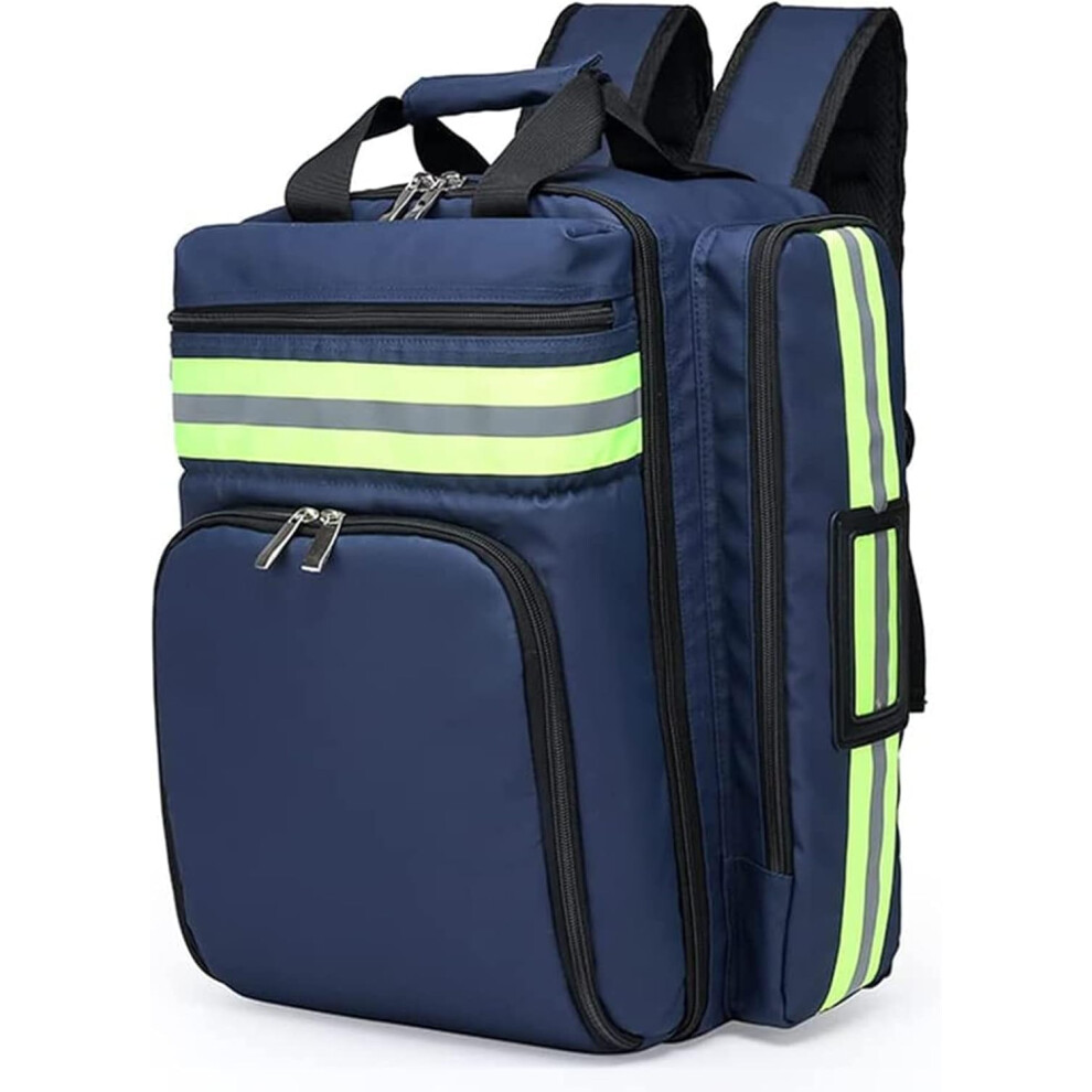 Waterproof First Aid Kit Bag with MultiPocket Layout, Emergency Medical Backpack for Responders