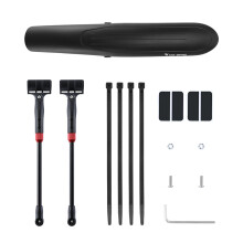 Lightweight Adjustable Bike Fenders, 45.5x6x3.5cm, Black