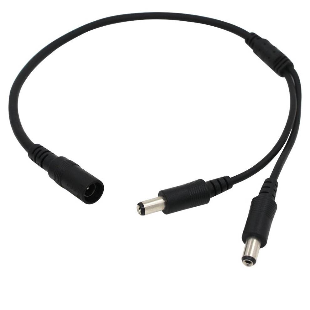 Dc 1 Female To 2 Male Power Splitter Cable For Cctv Cameras, Dual Device Power, Secure Connectors 9073542359289