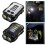 LED Keychain Flashlight with Dual Light Sources, Fast Charging Mini Hat Clip Torch for Outdoor 2