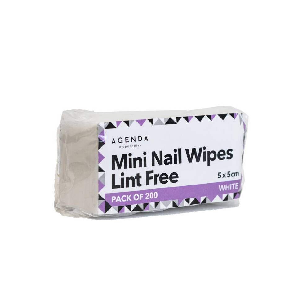 Agenda Mini Nail Wipes Lint Free (200)
