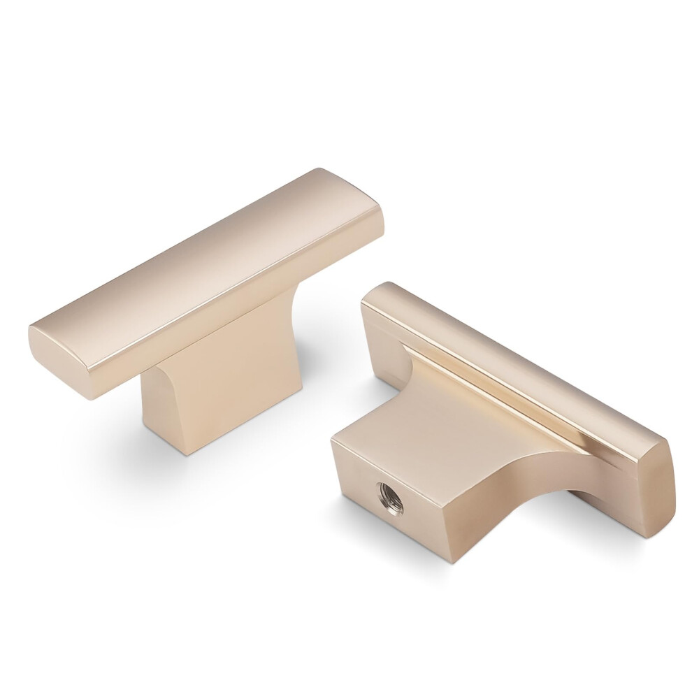 20 Pack Champagne Bronze Cabinet Knobs, Round Aluminum Kitchen Cabinet Hardware For Drawers 9053599445685