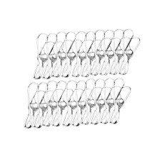 Stainless Steel Clothespins Pack of 20 Rustproof Strong Grip Clips for Laundry Indoor Outdoor Use