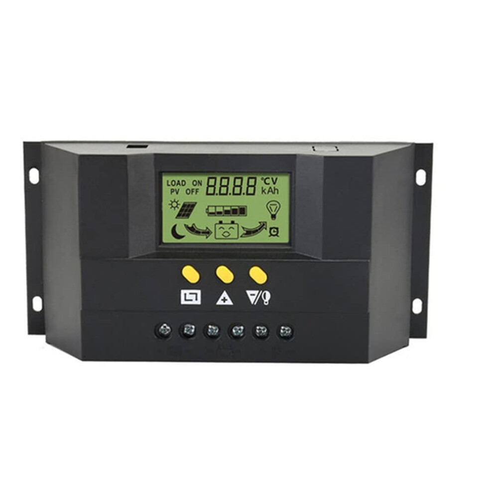Solar Charge Controller 12V 24V 30A Pwm With Realtime Lcd For Offgrid Solar Panel Battery 9169991070452
