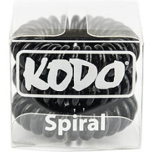 Kodo Spiral Hair Bobble Black (3)