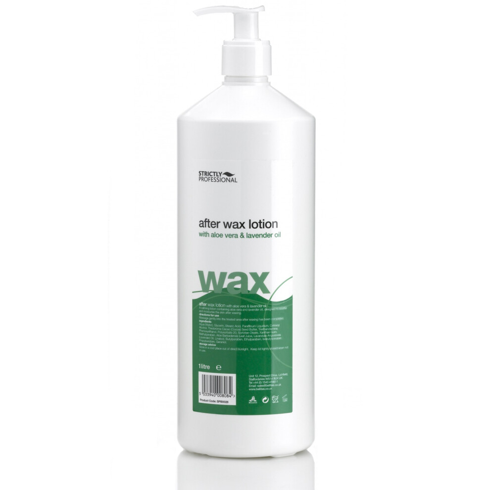 Strictly Professional Lavender After Wax Lotion With Aloe Vera & Oil 1000Ml