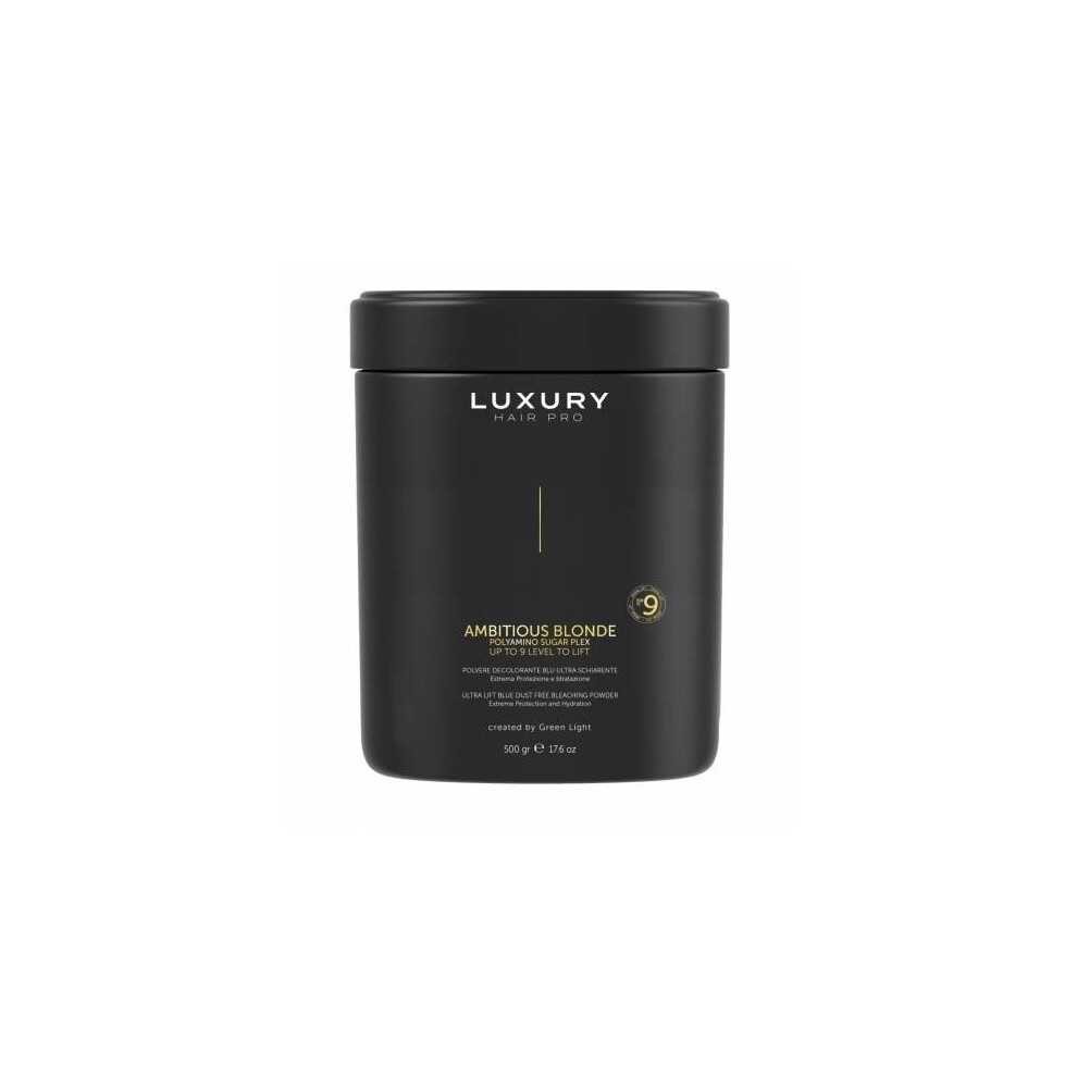Luxury Blue Ambitious Blonde Ultra Lift Dust Free Bleaching Powder 500G - 9 Levels