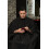 Barber Strong The Hands Free Barber Cape Solid Black 1
