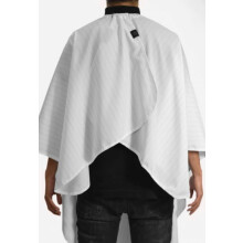 Barber Strong The Barber Cape Classic Collection White/Black Stripes