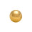 Caflon Stud Earrings Gold Plated Ball 3mm 1