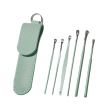 Ear Wax Removal Kit with Stainless Steel Tips, Ergonomic Non‑Slip Grip, Precise Ear Cleaning Set