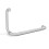 Shower Door Handle Set Polished Chrome Glass Pulls 425mm and 225mm Internal External Mount 1