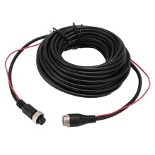 12m 4 Pin Backup Camera Extension Wire with Trigger for Dash CCTV Truck & RV