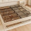 Under Bed Storage Box with Wheels, Stackable Plastic Container with Lid for Clothes Shoes Brown 4