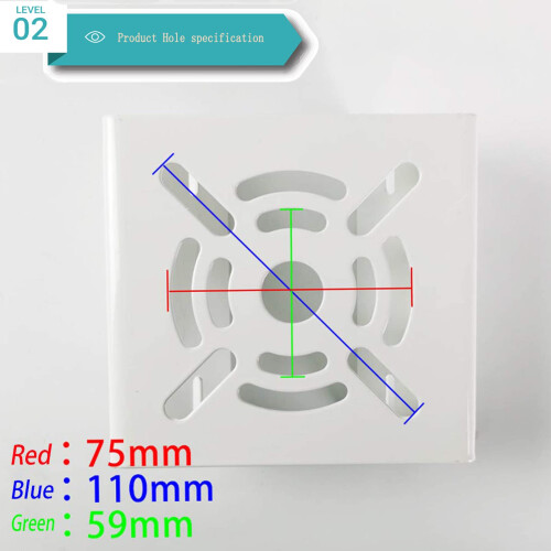 Universal CCTV Camera Pole Mount Bracket 2 Pack for PTZ Dome Security Camera Wall Installation 2