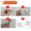 Universal CCTV Camera Pole Mount Bracket 2 Pack for PTZ Dome Security Camera Wall Installation 5