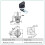 MS705 Triangular Key Gas Meter Box Lock with Easy Cam Locking for Utility Panels 1Pcs 2