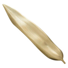 5pcs Leaf Shaped Stainless Steel Chopstick Holder Rest, Matte Gold for Home Restaurant Dining Table