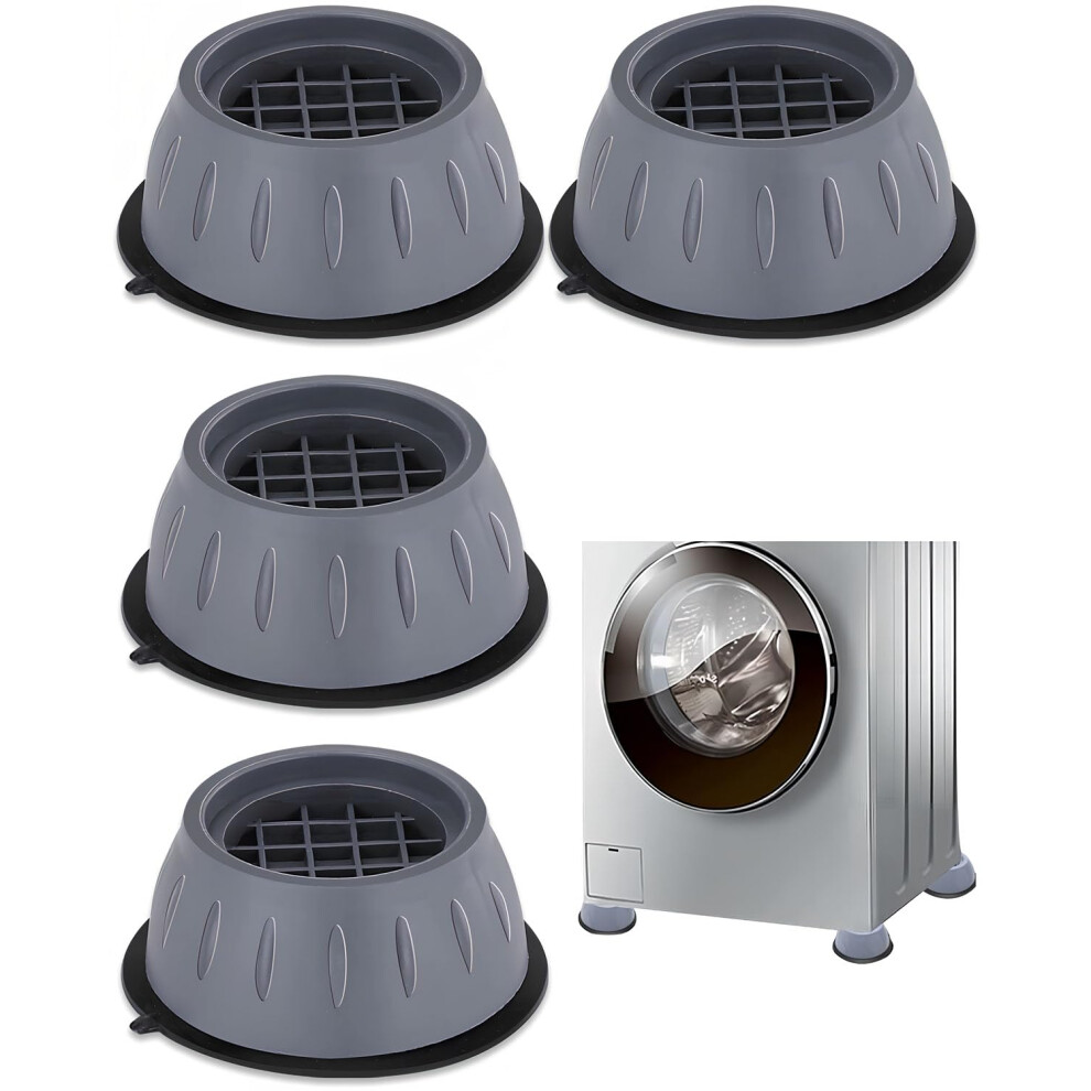 4 Pcs Anti Vibration Pads For Washing Machine And Dryer, Noise Reduction Rubber Feet, Floor Protection 9174973021889