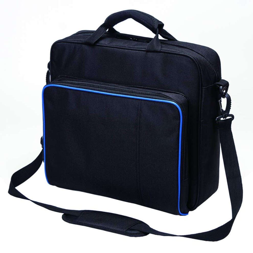 Waterproof Carrying Case With Padded Protection And Accessory Pockets For Ps4 Console And Slim 9169991130781