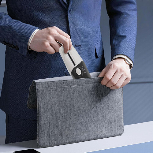 Mini Paper Shredder USB Powered Quiet Compact Document Cutter for Office and Home Use 1