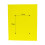 Yellow Galvanized Wall Mounted Mailbox Lockable Rustproof Retro Outdoor Post Box for Villa 3