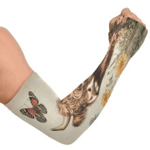 UV Protection Cooling Arm Sleeves with Thumb Hole Ice Silk for Gardening Outdoor Sports Men Women