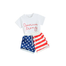 (12-18 Months, White) 2-teiliges Set für 4. Juli