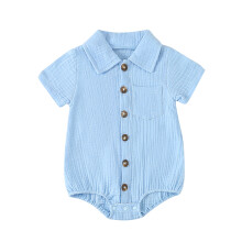 (18-24 Months, Blue) Combinaisons bébés filles été décontractés