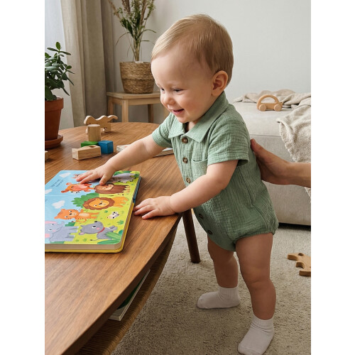 (3-6 Months, Green) Combinaisons bébé unisexes, pour enfants 2
