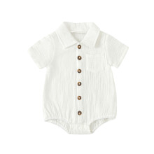 (18-24 Months, White) Combinaisons bébés filles été décontractés