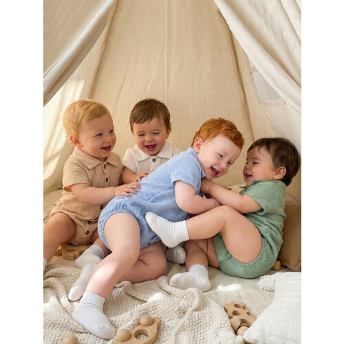 (0-3 Months, Khaki) Combinaisons bébé unisexes, pour enfants 2