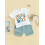 (2-3 Years, Blue) Completo estivo 2 pantaloncini elastici. 5