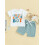 (2-3 Years, Blue) Completo estivo 2 pantaloncini elastici. 4