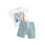 (2-3 Years, Blue) Completo estivo 2 pantaloncini elastici. 10