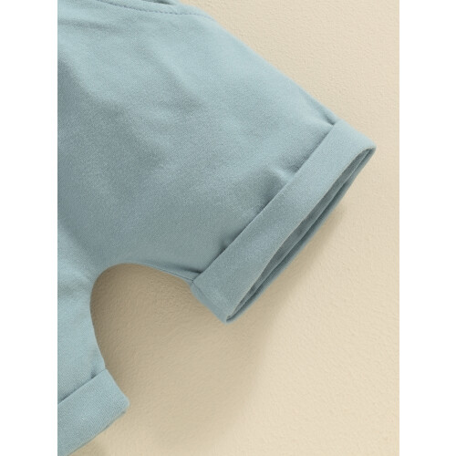 (2-3 Years, Blue) Completo estivo 2 pantaloncini elastici. 2