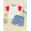 (6-12 Months, White) Ensemble short et de l'Indépendance 3