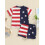 (0-6 Months, Red) Completo 4 luglio 2 pezzi. 3