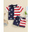 (6-12 Months, Red) Completo 4 luglio 2 pezzi. 2