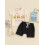 (6-12 Months, Apricot) Conjunto de verão com cordão. 4
