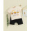 (6-12 Months, Apricot) Conjunto de verão com cordão. 13