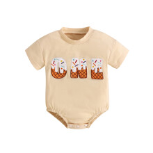 (0-3 Months, Apricot) Combinaison d'été bébé, et fille